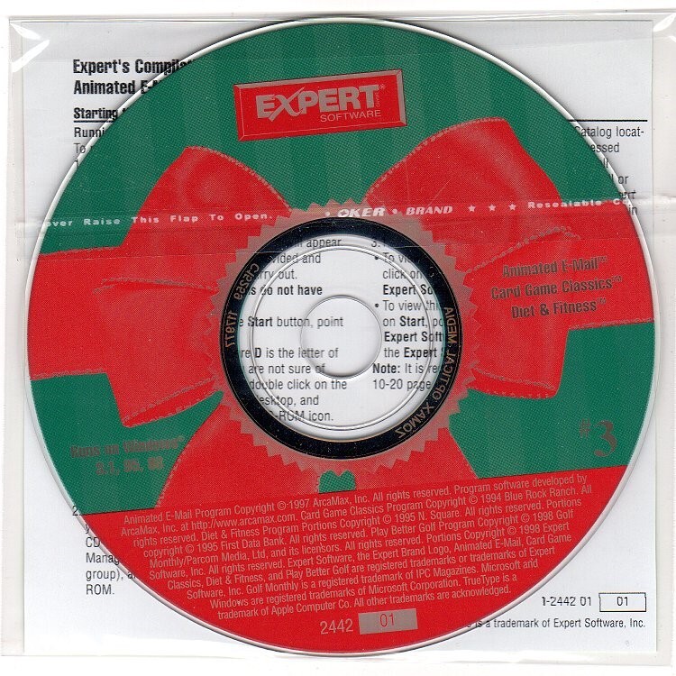 Animated eMail / Card Game Classics / Diet & Fitness PC-CD - NEW CD in SLEEVE gallery