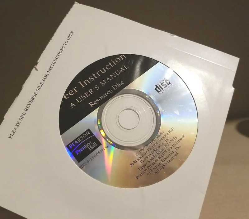 Peer Instruction A Users Manual Resource Disc