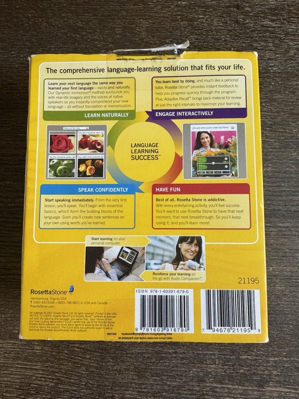 Rosetta Stone Francais French Level 1 & 2 2007 Version 3 Win/Mac CD-Rom gallery