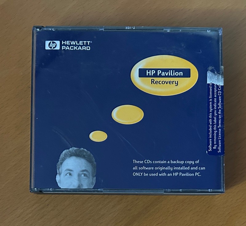 HP Pavillion Recovery Software (2000 Hewlett Packard 5185-0444) NEW SEALED