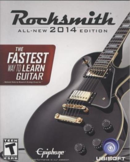 Rocksmith 2014 Edition MAC DVD musical instrument sim learn play guitar Mac OS
