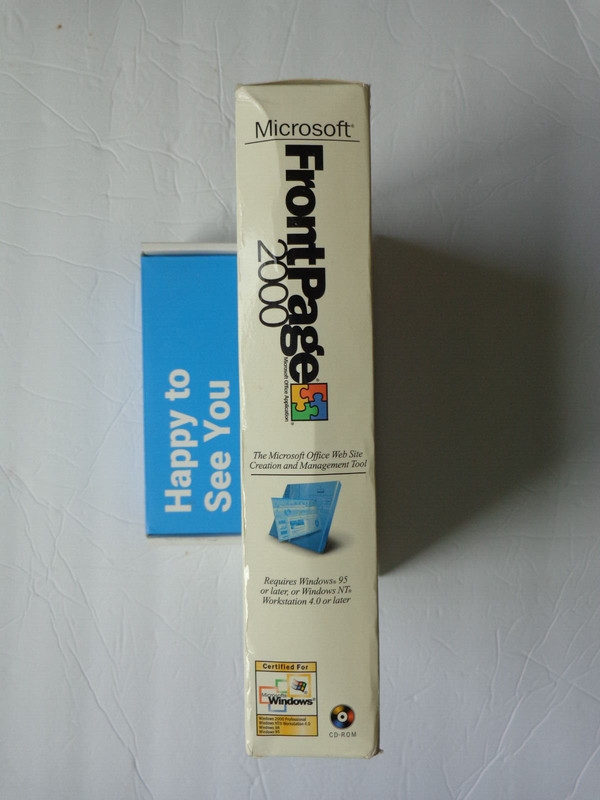 Microsoft FrontPage 2000 For Windows Web Site Software gallery