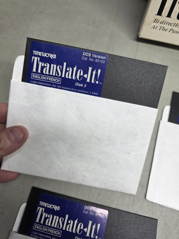 🔥 French Translation Software for IBM PC 3.5 & Floppy Translate to English Used gallery