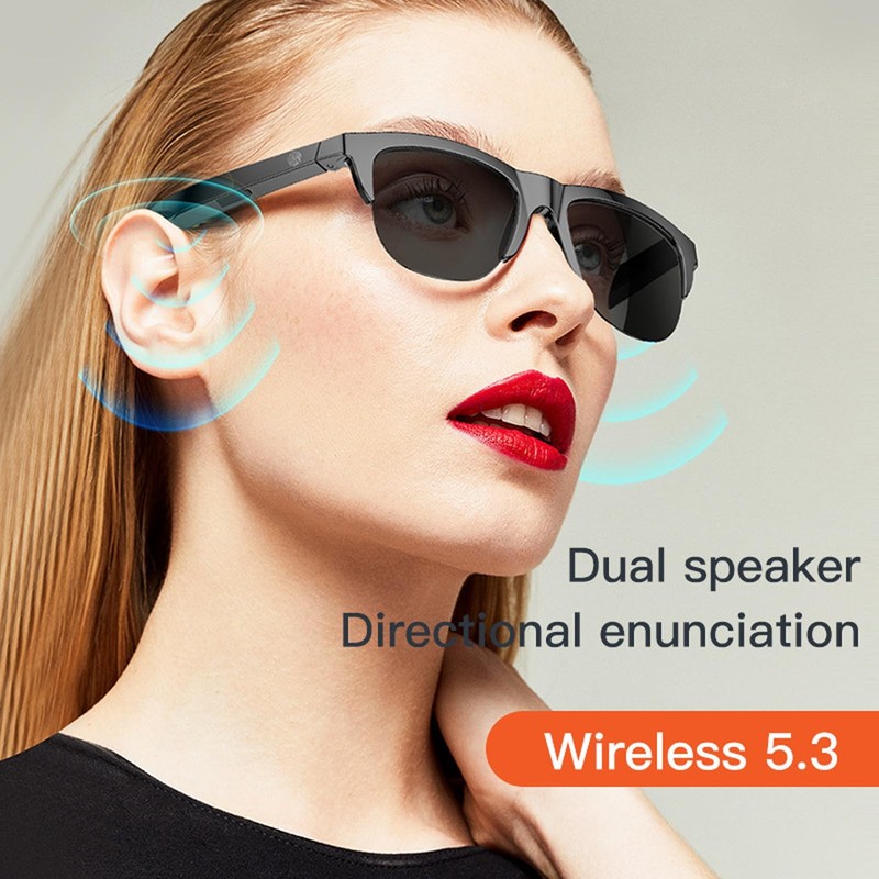 Smart Translator Glasses, TR90 PC UV400 Voice Translation Glasses, Cable... gallery