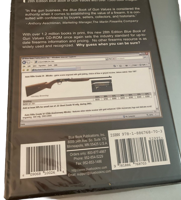 28th Blue Book Of Gun Values On Cd-rom gallery