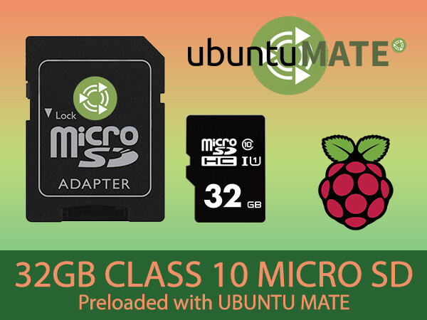 UBUNTU MATE for Raspberry Pi PreLoaded Micro SD