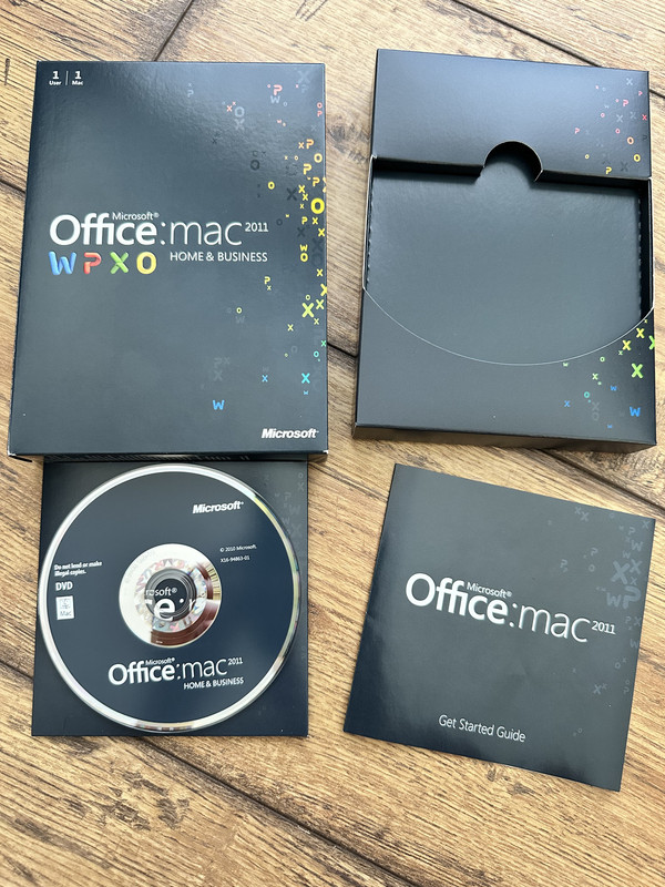 Microsoft Home and Business 2011 MAC (in original box)