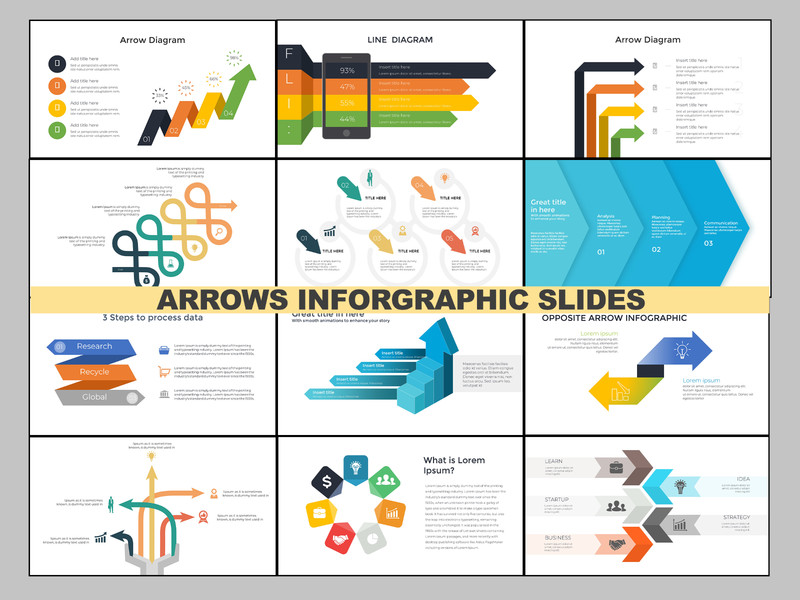 200+ PowerPoint Infographic slides with fast delivery