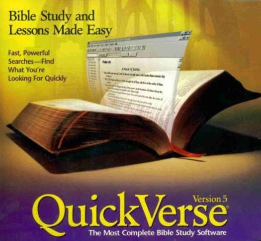 QuickVerse 5 Expanded 5-Disc Set PC CD complete bible study tool + expansions!