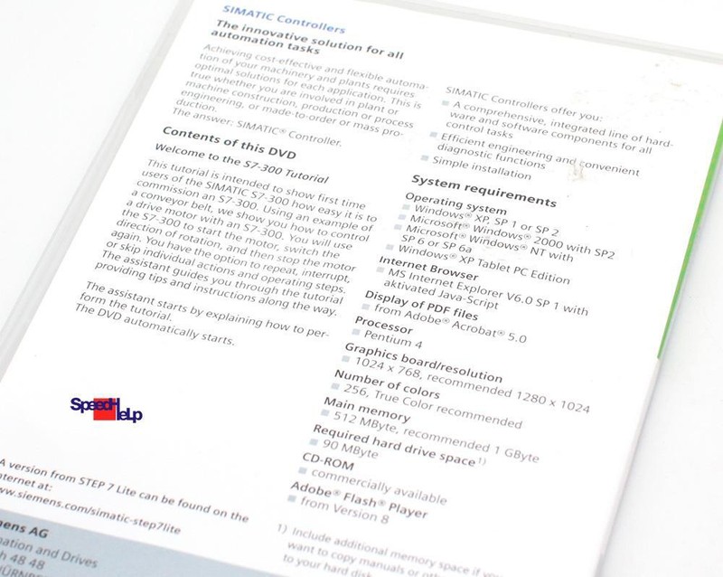 GENUINE CD SIEMENS SIMATIC S7-300 TUTORIAL CD COMPACT DISK gallery