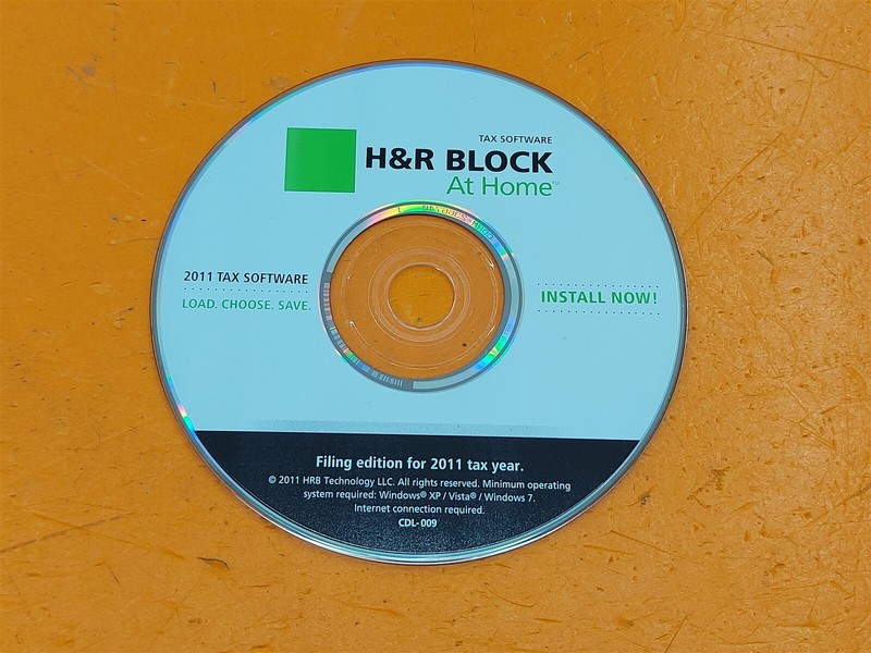 ⭐️⭐️⭐️⭐️⭐️ H&R Block At Home 2011 Tax Software for Windows – CD Disc Only