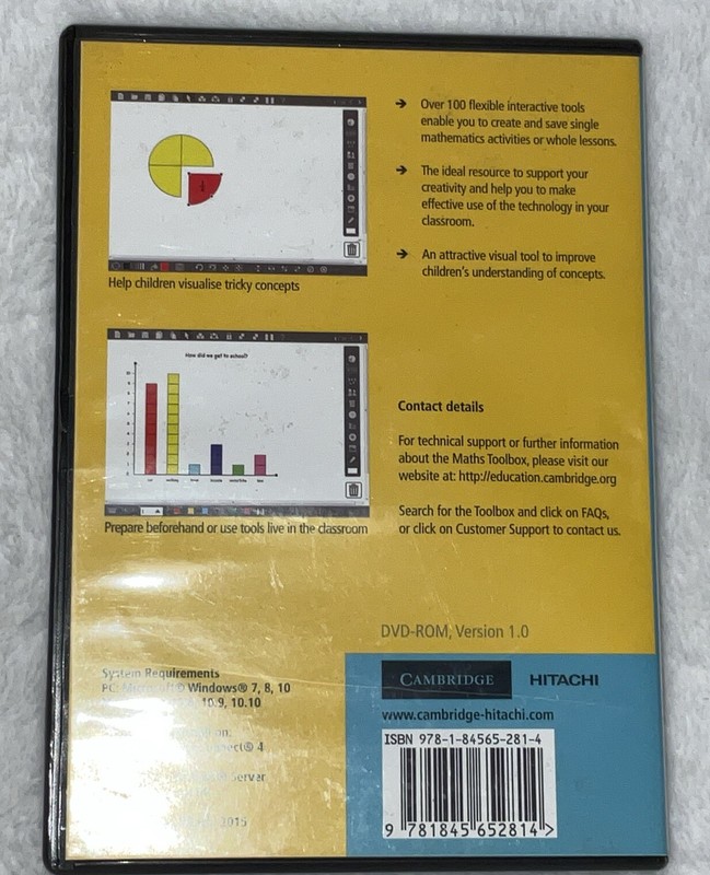 Cambridge Primary Mathematics Toolbox PC Windows / Mac DVD-ROM VERSION 1 NEW gallery
