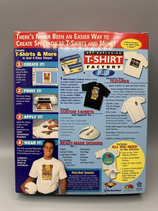 Art Explosion Nova T-Shirt Factory Designed Exclusively Software for Windows NEW gallery