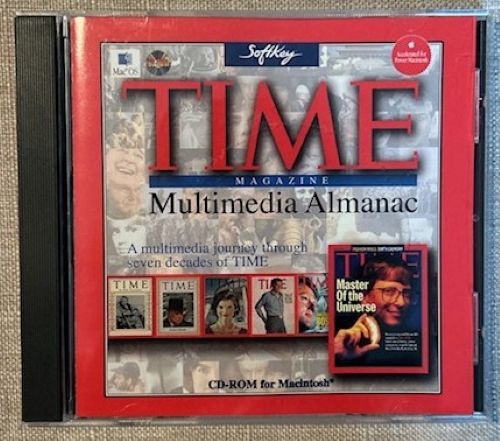 Vintage TIME Magazine Multimedia Almanac 1995 – CD-ROM Reference for Macintosh