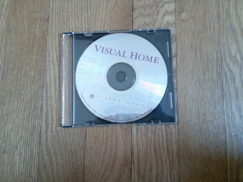Visual Home by Sierra Home – Vintage 1998 Windows PC Software – New &UNUSED
