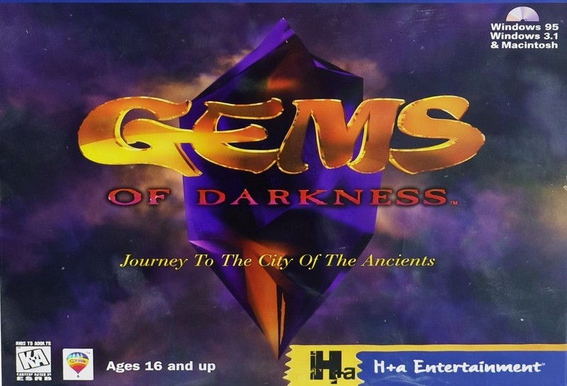 Gems of Darkness 3-Disc PC MAC CD-ROM jewels of the oracle puzzle adventure game