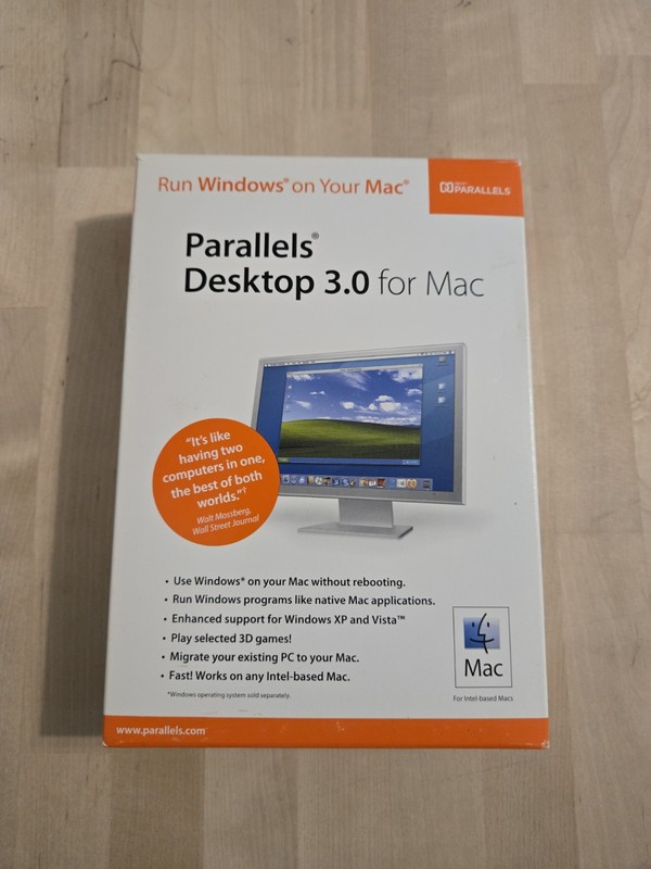 PARALLELS DESKTOP 3.0 for MAC – Run Windows on MAC