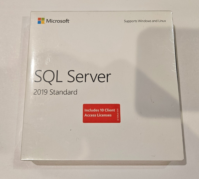 BRAND NEW Microsoft SQL Server 2019 Standard 10 CALs 228-11548