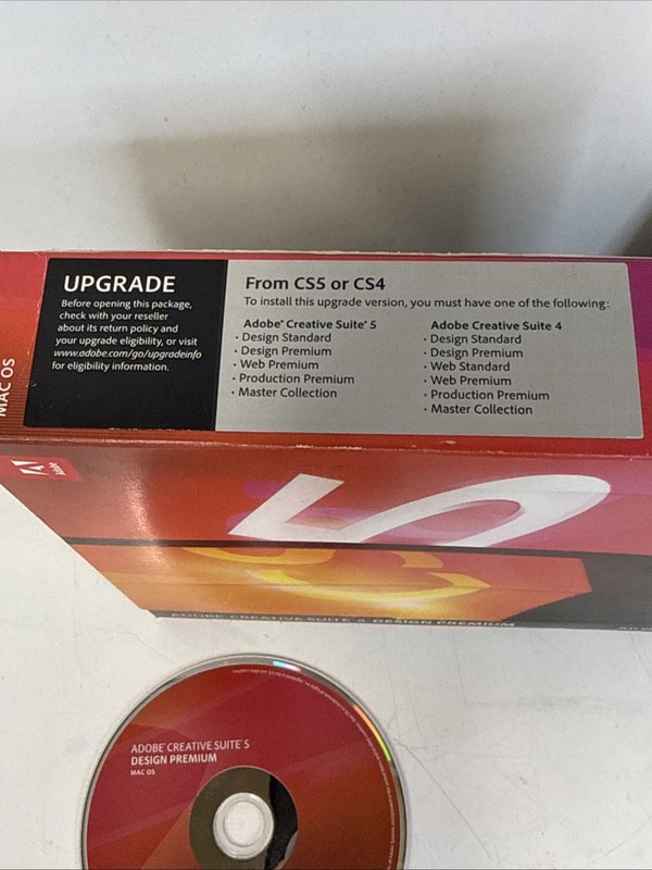 Adobe Creative Suite 5 Design Premium CS5 - Mac - Photoshop Illustrator InDesign gallery