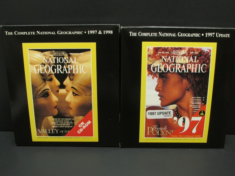 The Complete National Geographic 1997 & 1998, PC CD ROM Windows 95/98 & Mac, NEW