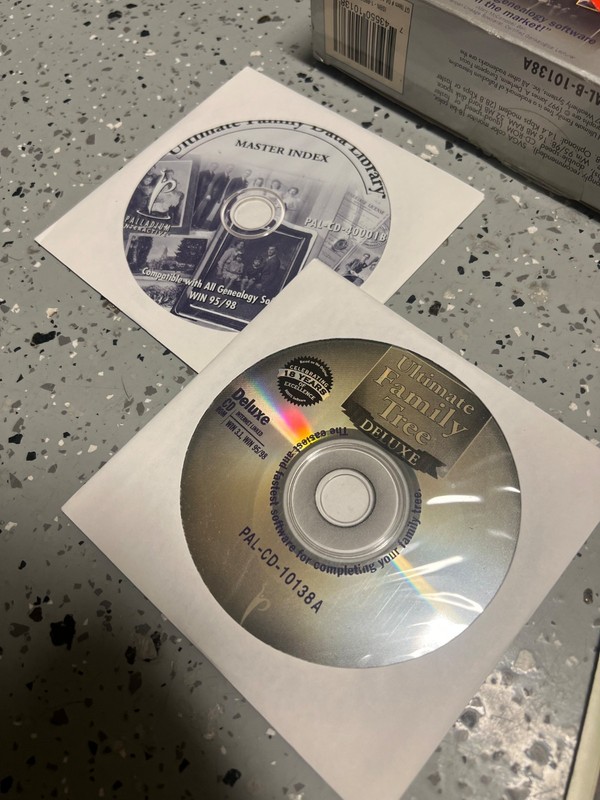 Vintage Ultimate Family Tree Deluxe Windows 3.1 & 95/98 PC Software - NEW UNUSED gallery