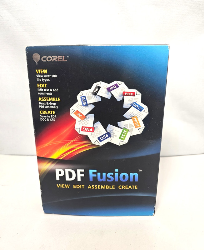 Corel PDF Fusion – Complete Product – 1 User Standard NEW