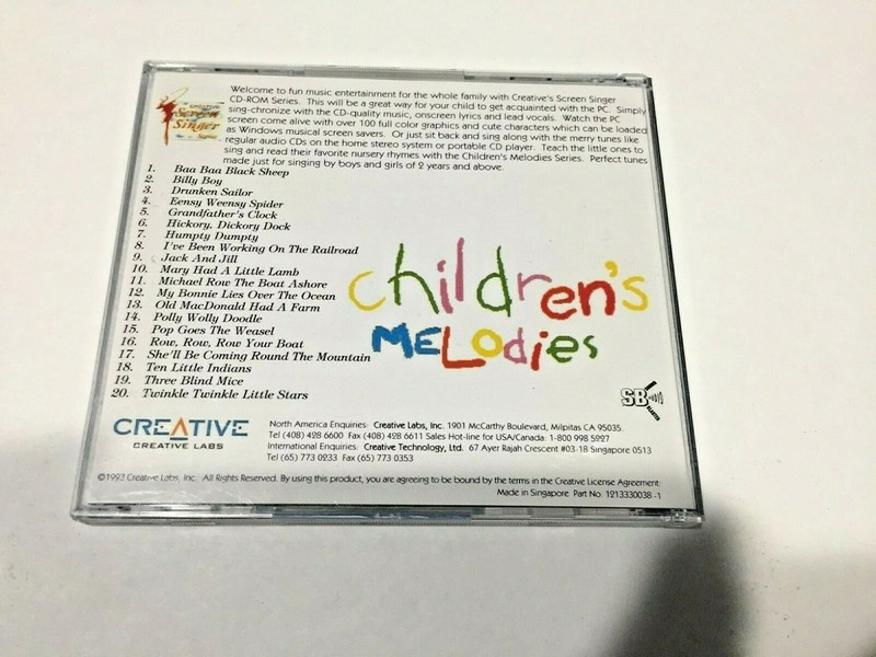 SCREEN SINGER Series: Children's Melodies by Creative Labs 1993 gallery