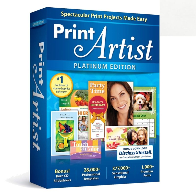 Create Stunning Projects Effortlessly with Print Artist Platinum 25 – Ages 5-20