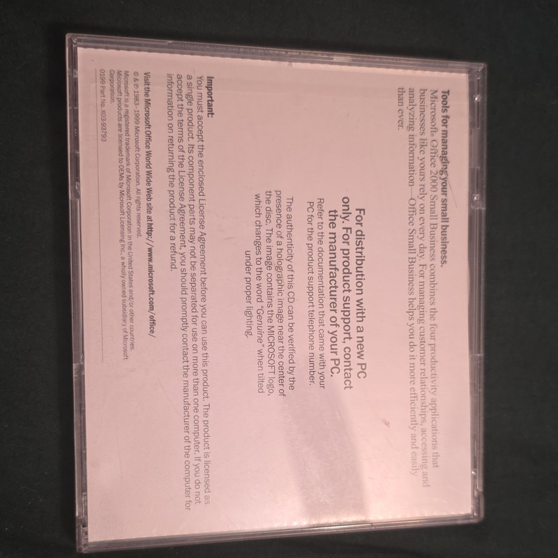 Microsoft Office 2000 Small Business OEM CD-ROM 2-Disc Set for Windows, English gallery