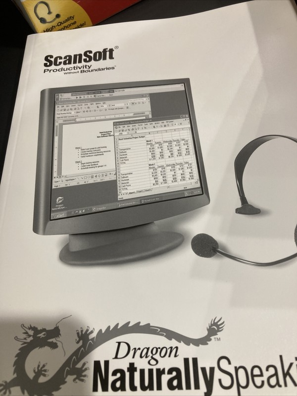 NIB Dragon Naturally Speaking 7 Preferred - By Scansoft Preowned gallery