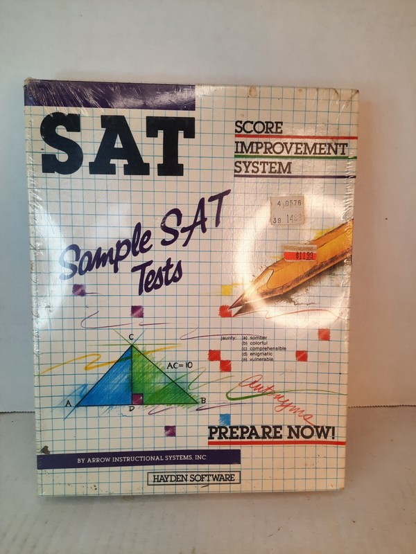 NEW! Hayden Software For Macintosh – SAT PREP Software Commodore 64 Disk 15830