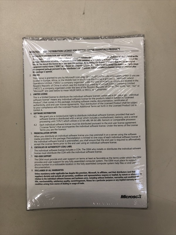 INTEL SYSTEM ESSENTIALS MANAGEMENT SOFTWARE 2.0 WINDOWS 2007 CD SEALED – NOS