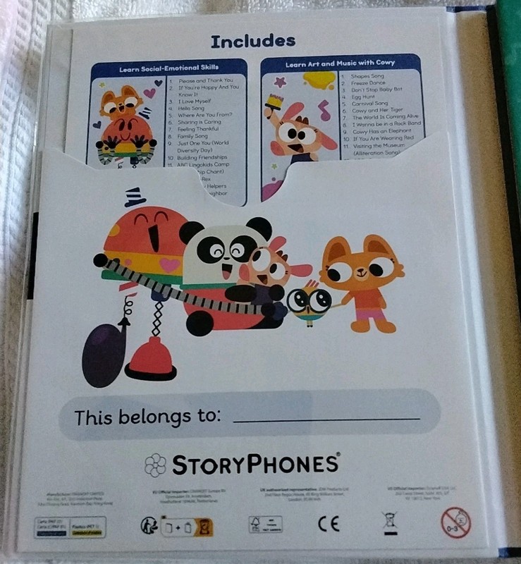 StoryPhones with 4 Educational Screen Free Audio Disks gallery