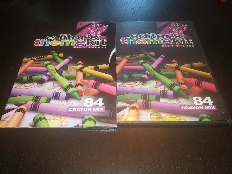 Digital Juice Editor’s Theme Kit Kids Themes 84 Crayon Mix DVD-Rom