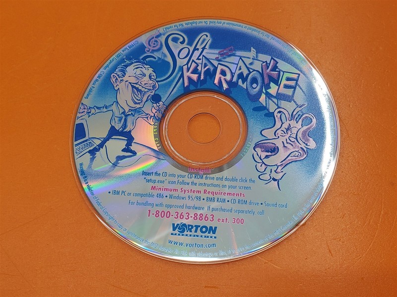 ⭐️⭐️⭐️⭐️⭐️ Vorton Technologies Soft Karaoke Entertainment Disc Only