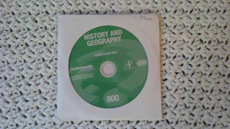 Switched-On Schoolhouse 2011 edition 8th Grade History and Geography disc