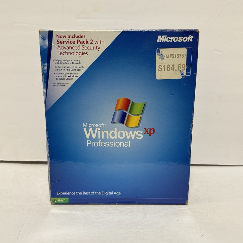 Microsoft Windows XP Professional Upgrade Version 2002 SP2 CIB w/ Product Key