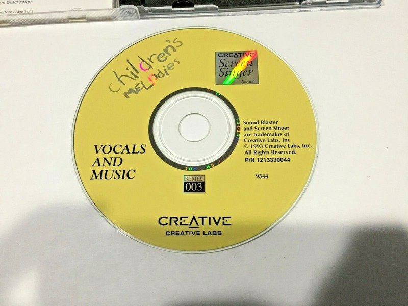 SCREEN SINGER Series: Children's Melodies by Creative Labs 1993 gallery