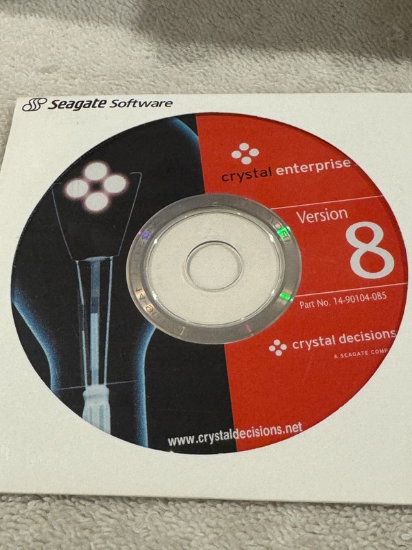 Crystal Enterprise Version 8 – CD ONLY WITH SERIAL #!!!!