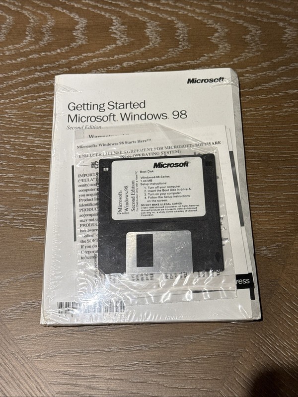 Windows 98 Second Edition Boot CD with Product Key gallery