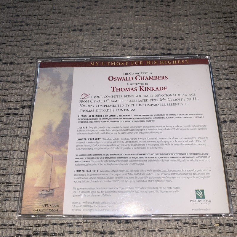 My Utmost for His Highest Oswald Chambers (CD-ROM, WIN/MAC, 1999) gallery