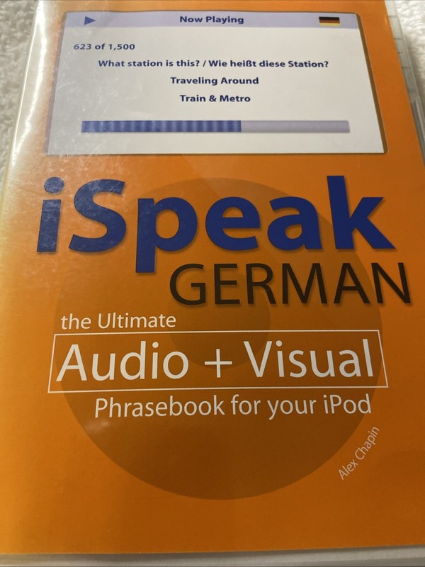 iSpeak German Phrasebook MP3 CD For Your Ipod Audio + Visual 2007 Booklet gallery