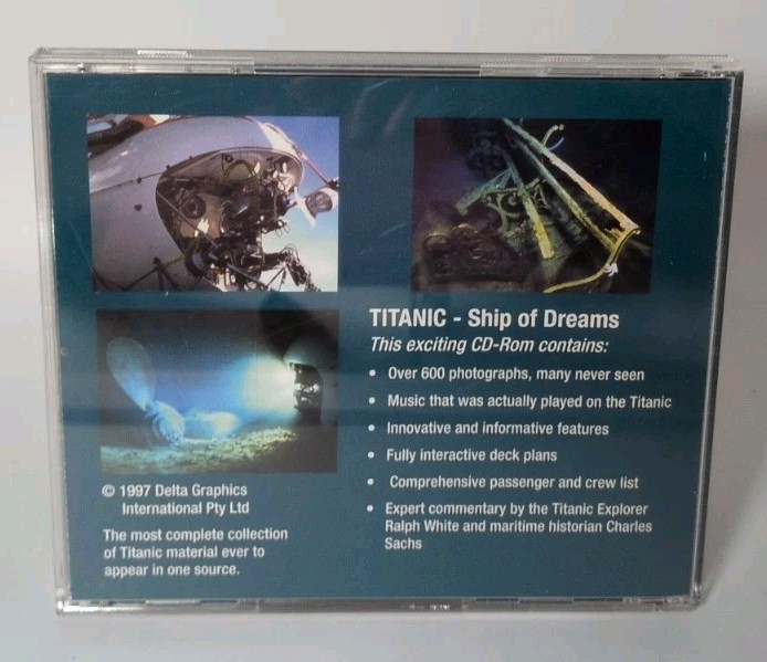 Titanic Ship Of Dreams Interactive Windows & Windows NT CD-ROM B511 gallery