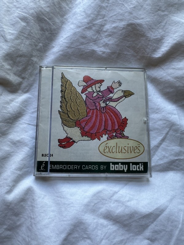 Baby Lock Card Number 24 Monogram Embroidery Brother Bernina sewing machines