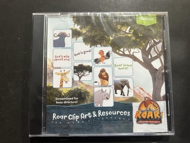 Roar Clip Art & Resources (CD ROM – Roar 2019 VBS) Ships 1st Class