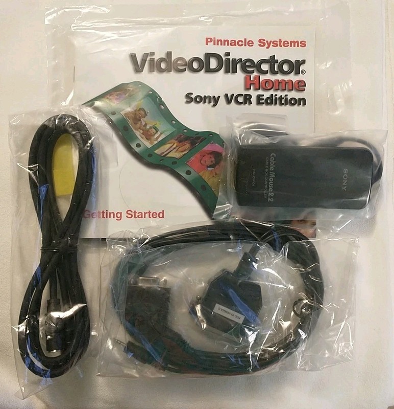 Pinnacle Video Director Video Camera Editing Software Sony VCR Edition Vintage