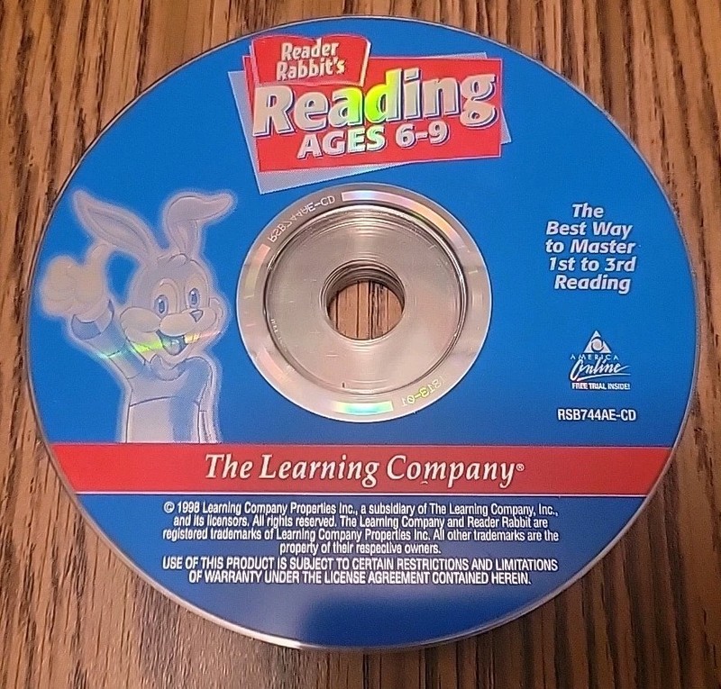 Reader Rabbit's Ages 6-9 -- 1st to 3rd Grade Loose Disc Learning Company