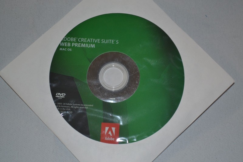 Adobe Creative Suite 5 Web Premium for MacOS CS5 Replacement Discs gallery