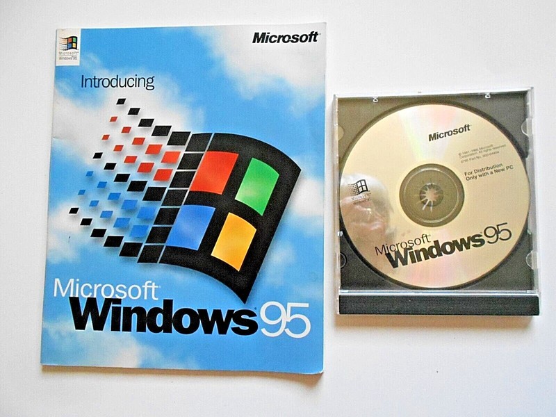 Microsoft Windows 95 Upgrade for Windows on CD Rom Disk