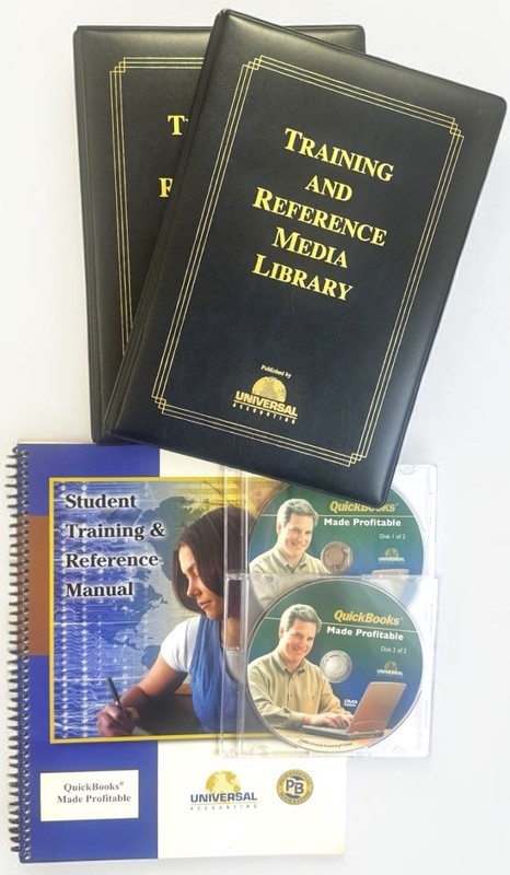 QuickBooks Training Lot DVDs CD-ROM Manuals Universal Accounting Bookkeeper Set